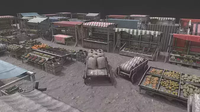 Medieval Market PBR v2