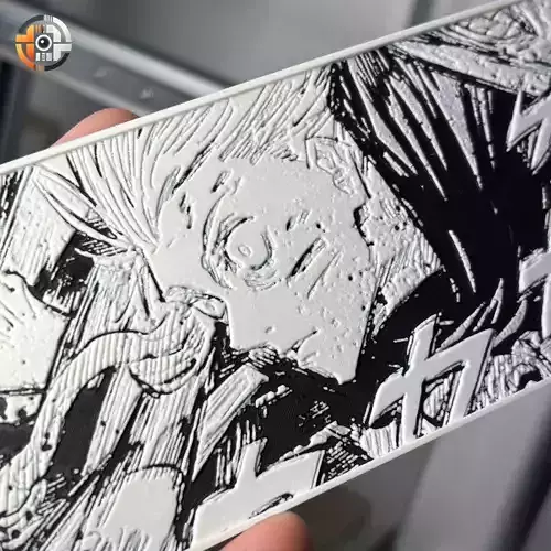 GOJO SATORU - SHIBUYA - HUEFORGEENTHUSIAST - MANGA PANEL 3D model