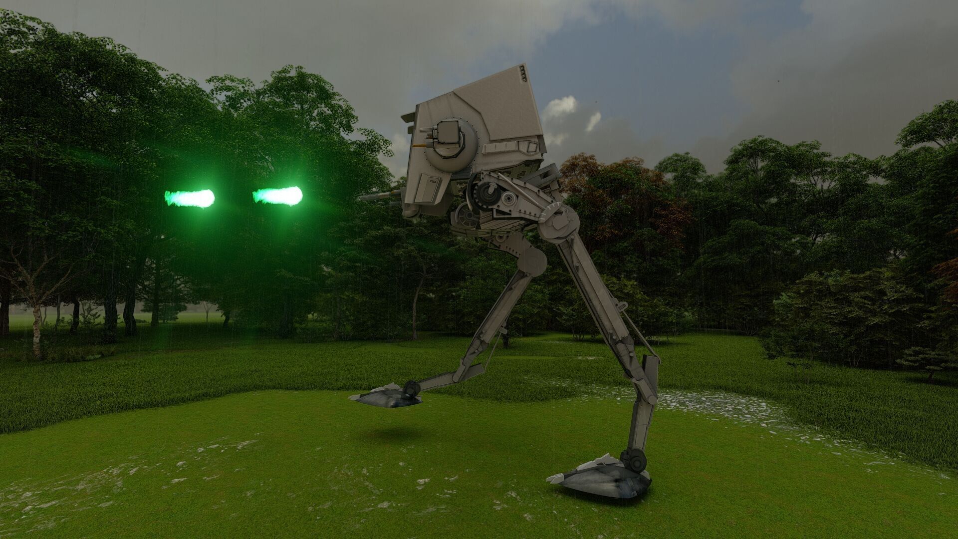 AT-ST WALKER  3D model_32