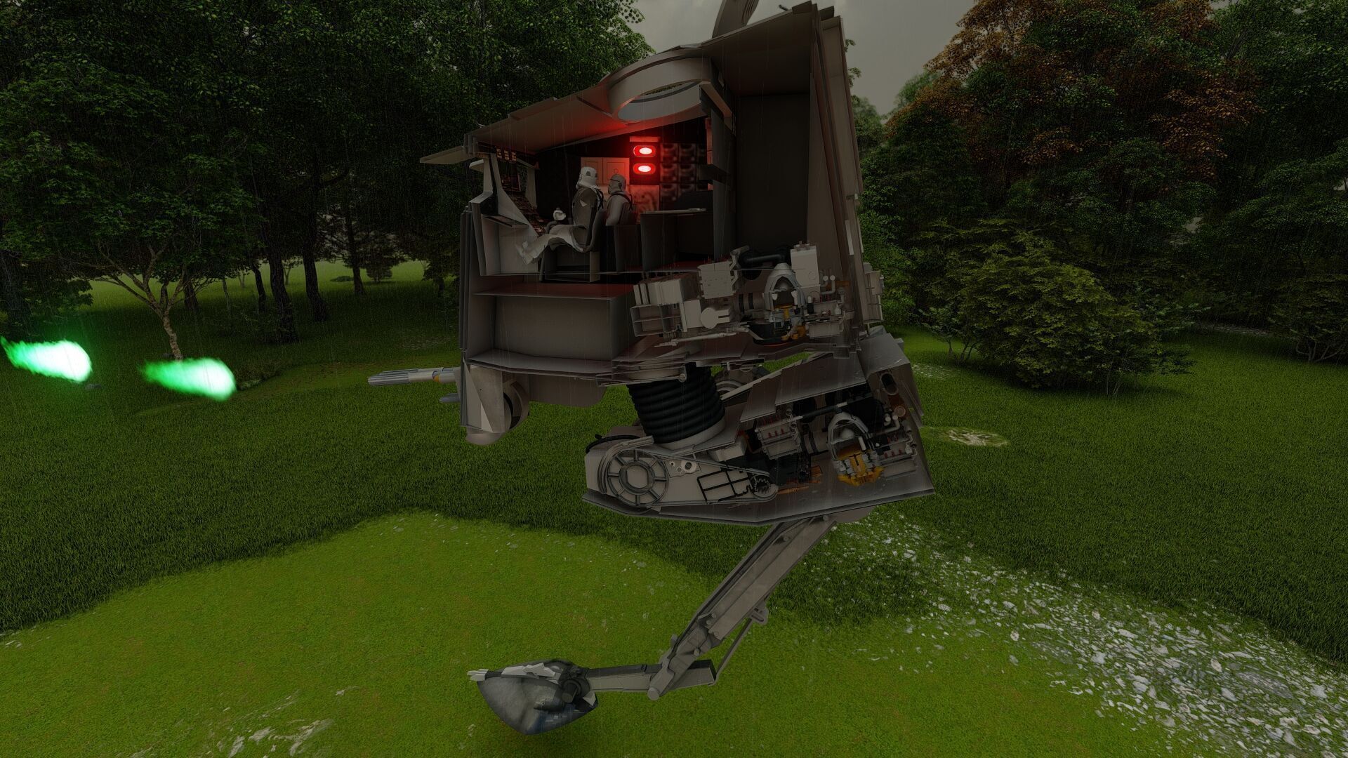 AT-ST WALKER  3D model_42