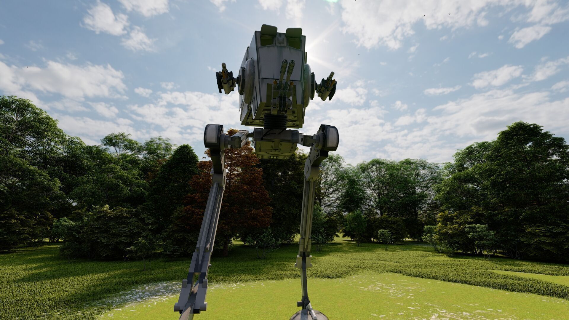 AT-ST WALKER  3D model_31