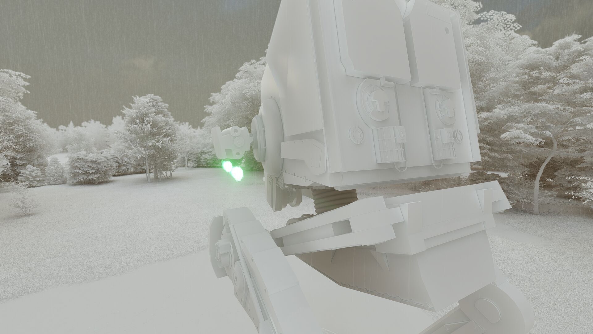 AT-ST WALKER  3D model_36