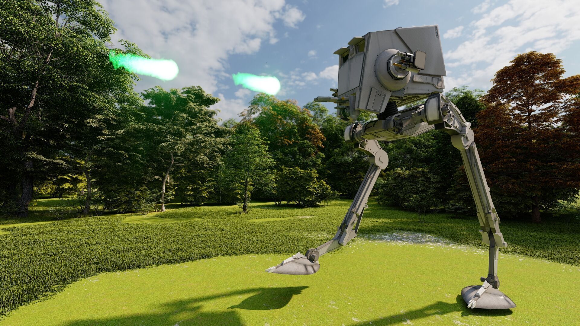 AT-ST WALKER  3D model_21