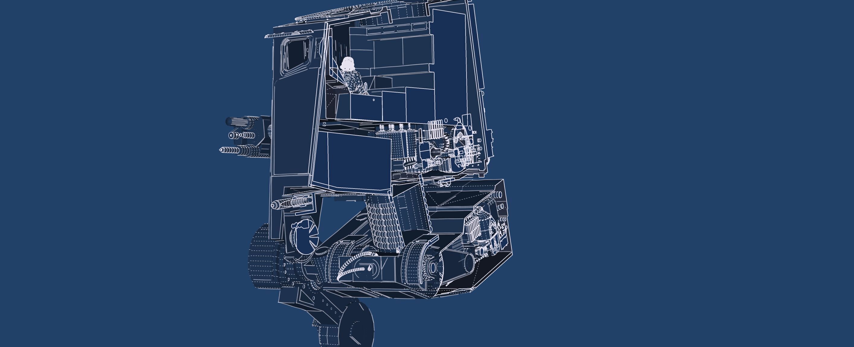 AT-ST WALKER  3D model_50