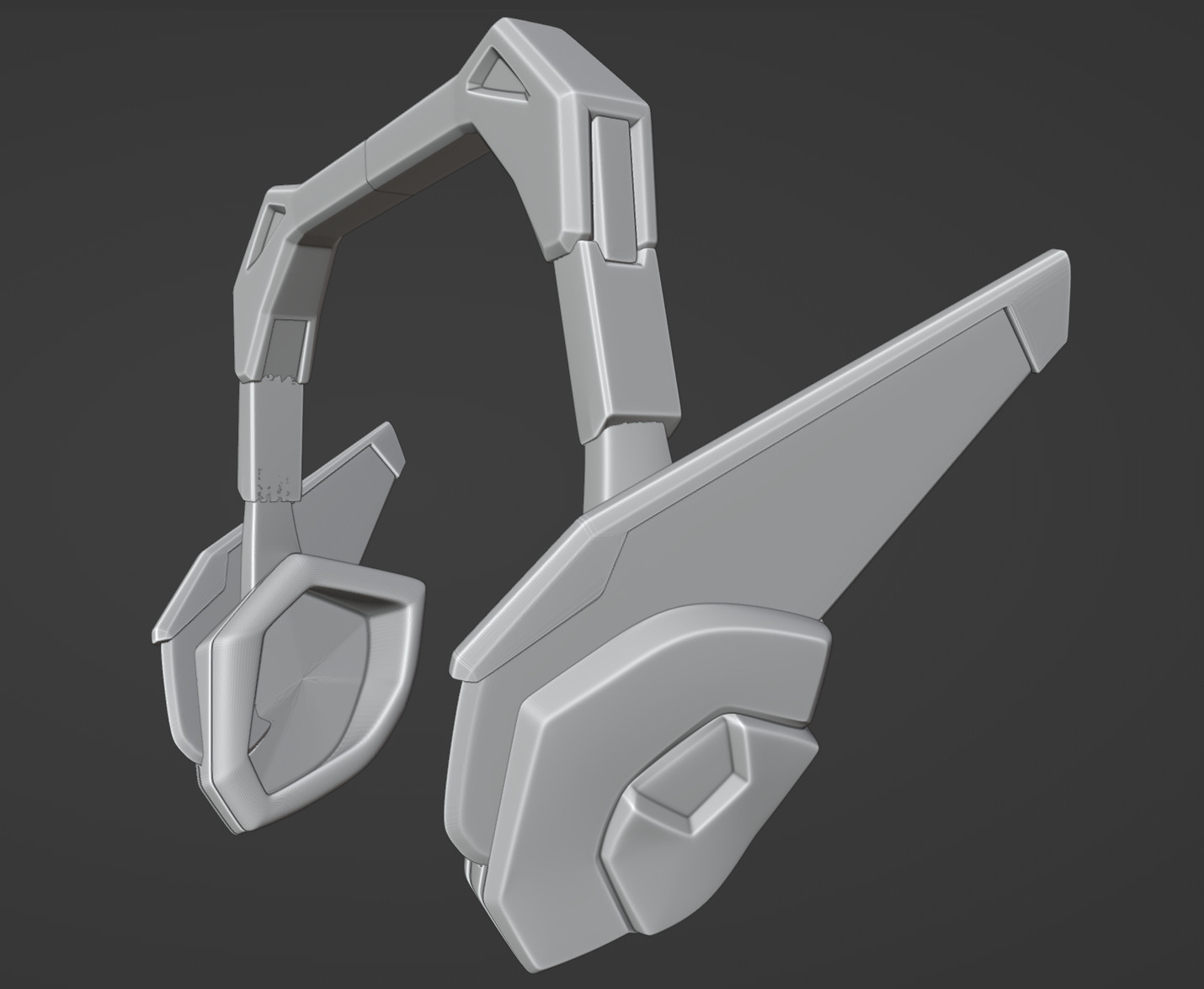 Overwatch 2 - DVA Headset - Cosplay 3D Print Prop 3D print model_9