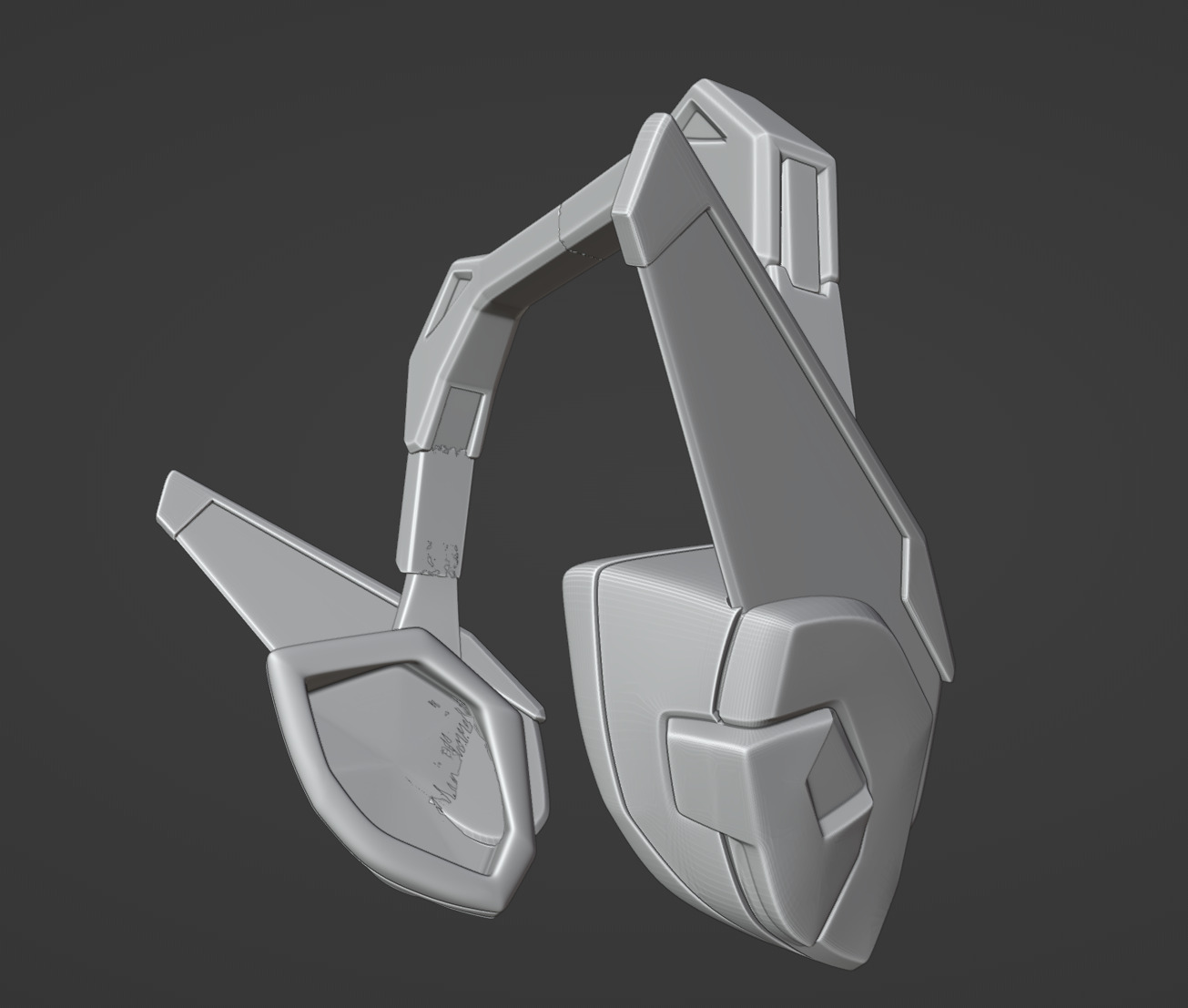 Overwatch 2 - DVA Headset - Cosplay 3D Print Prop 3D print model_11