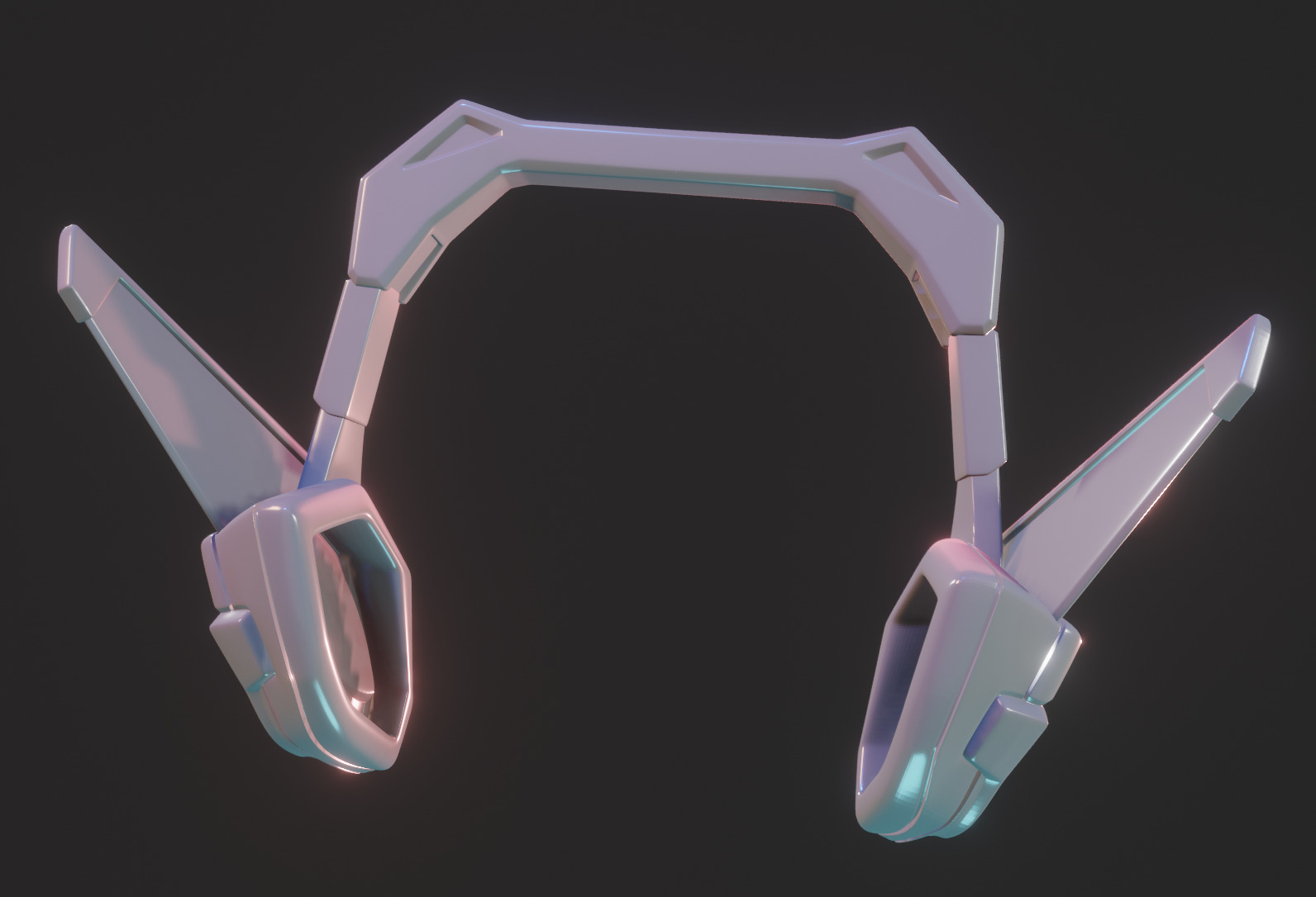 Overwatch 2 - DVA Headset - Cosplay 3D Print Prop 3D print model_3