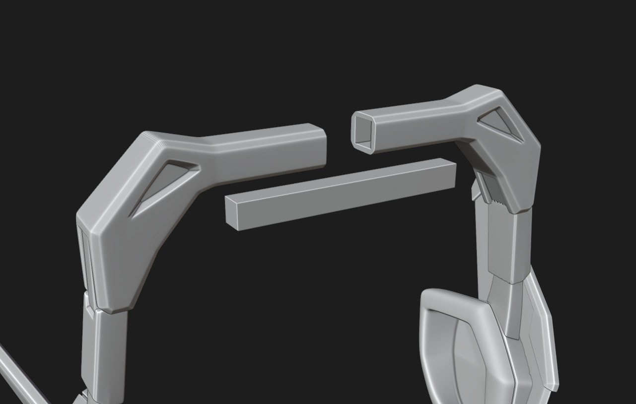 Overwatch 2 - DVA Headset - Cosplay 3D Print Prop 3D print model_13