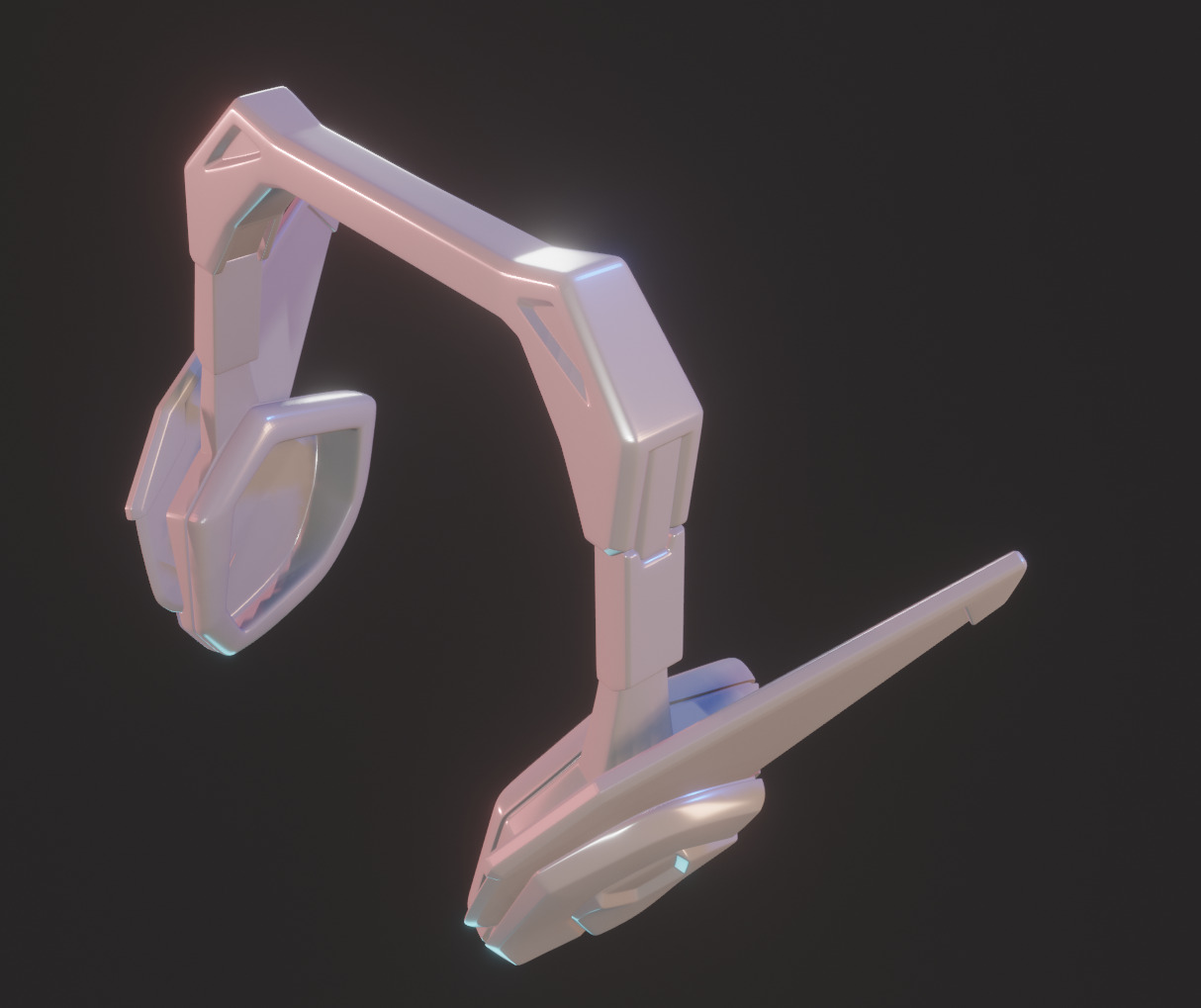 Overwatch 2 - DVA Headset - Cosplay 3D Print Prop 3D print model_2