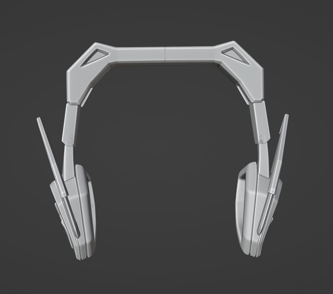 Overwatch 2 - DVA Headset - Cosplay 3D Print Prop 3D print model_10