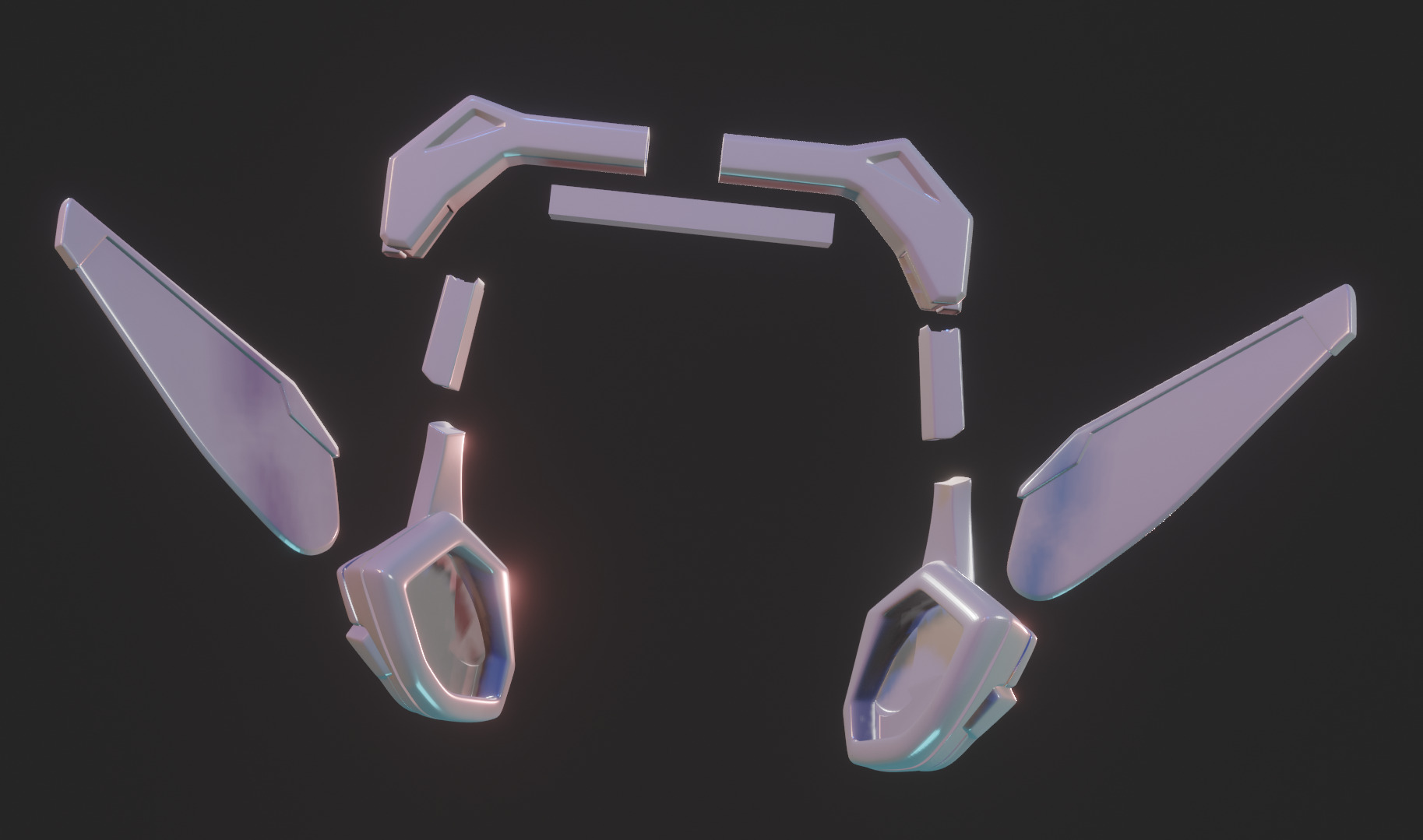 Overwatch 2 - DVA Headset - Cosplay 3D Print Prop 3D print model_7