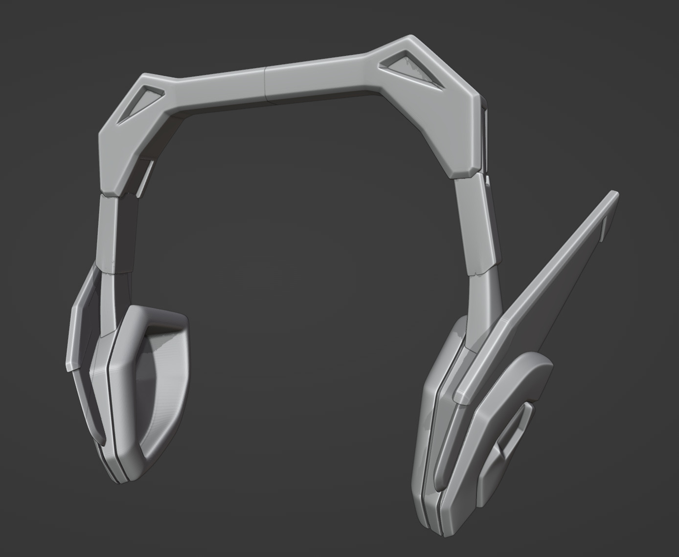 Overwatch 2 - DVA Headset - Cosplay 3D Print Prop 3D print model_8