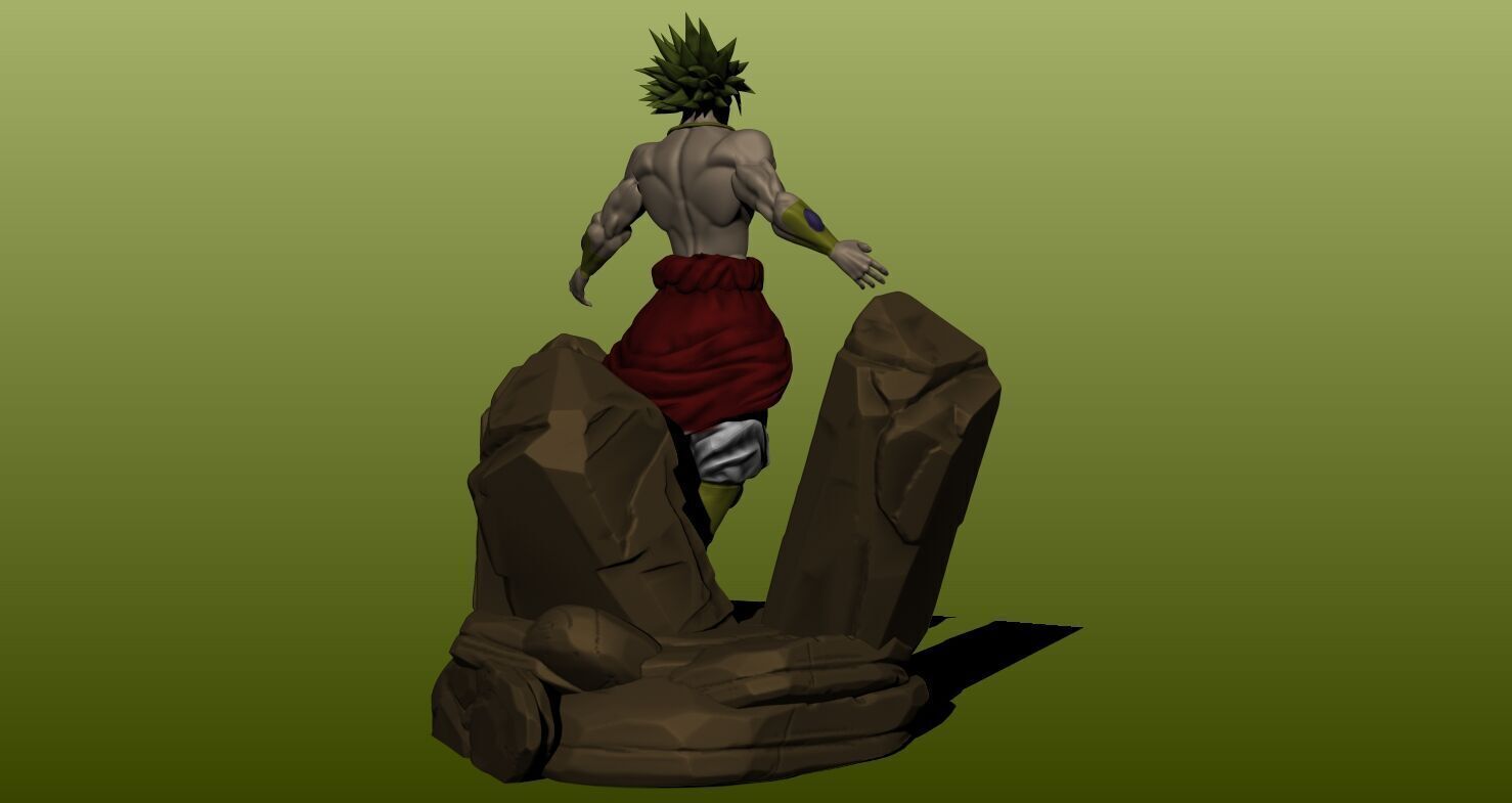 Broly model print 3D print model_2