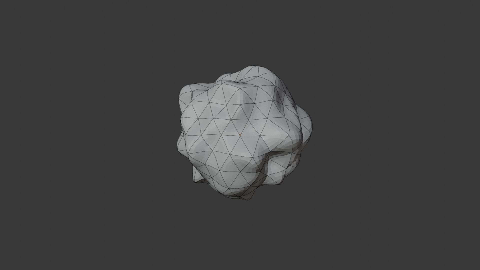 Asteroid Animated Low-poly 3D model_5