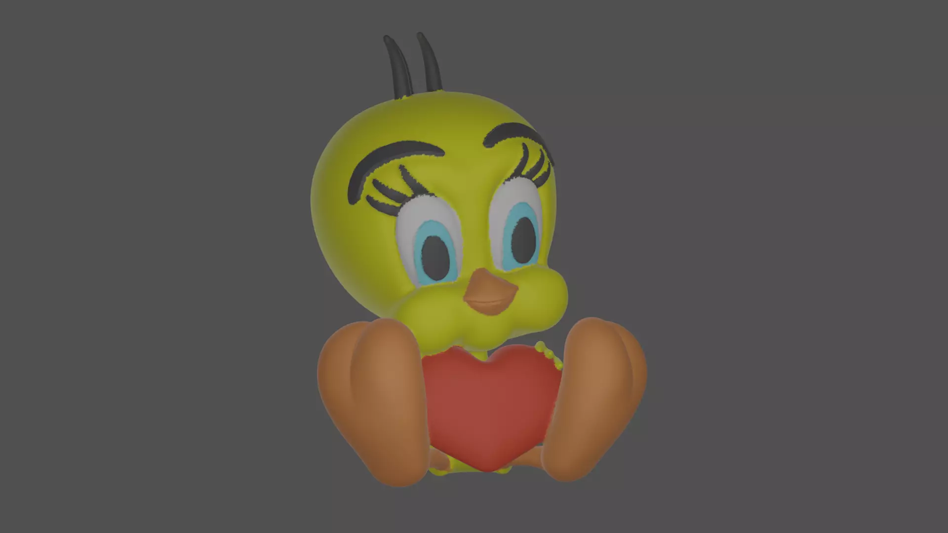 Tweety love 3D print model