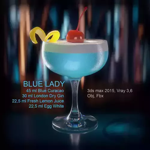 Blue Lady cocktail