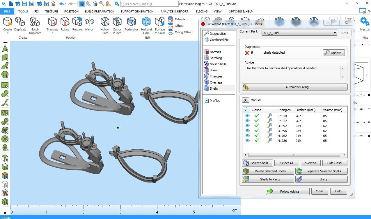 Earrings pear 3D print model_13