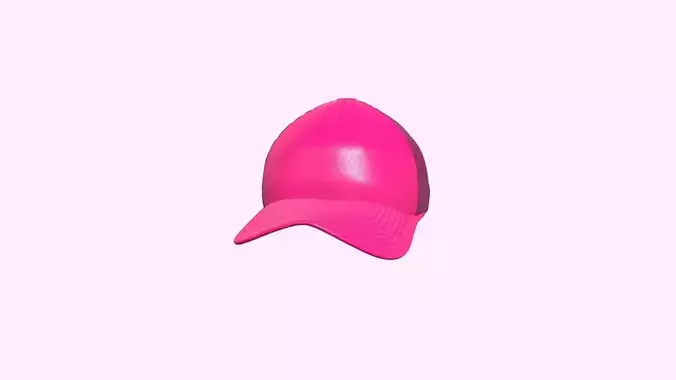 FIVE PANEL CAP In Low Poly