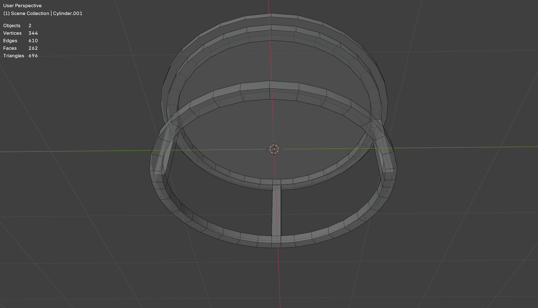 Coffee table Low-poly 3D model_4