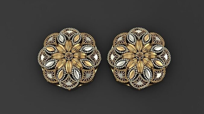  earrings Free 3D print model Free 3D print model