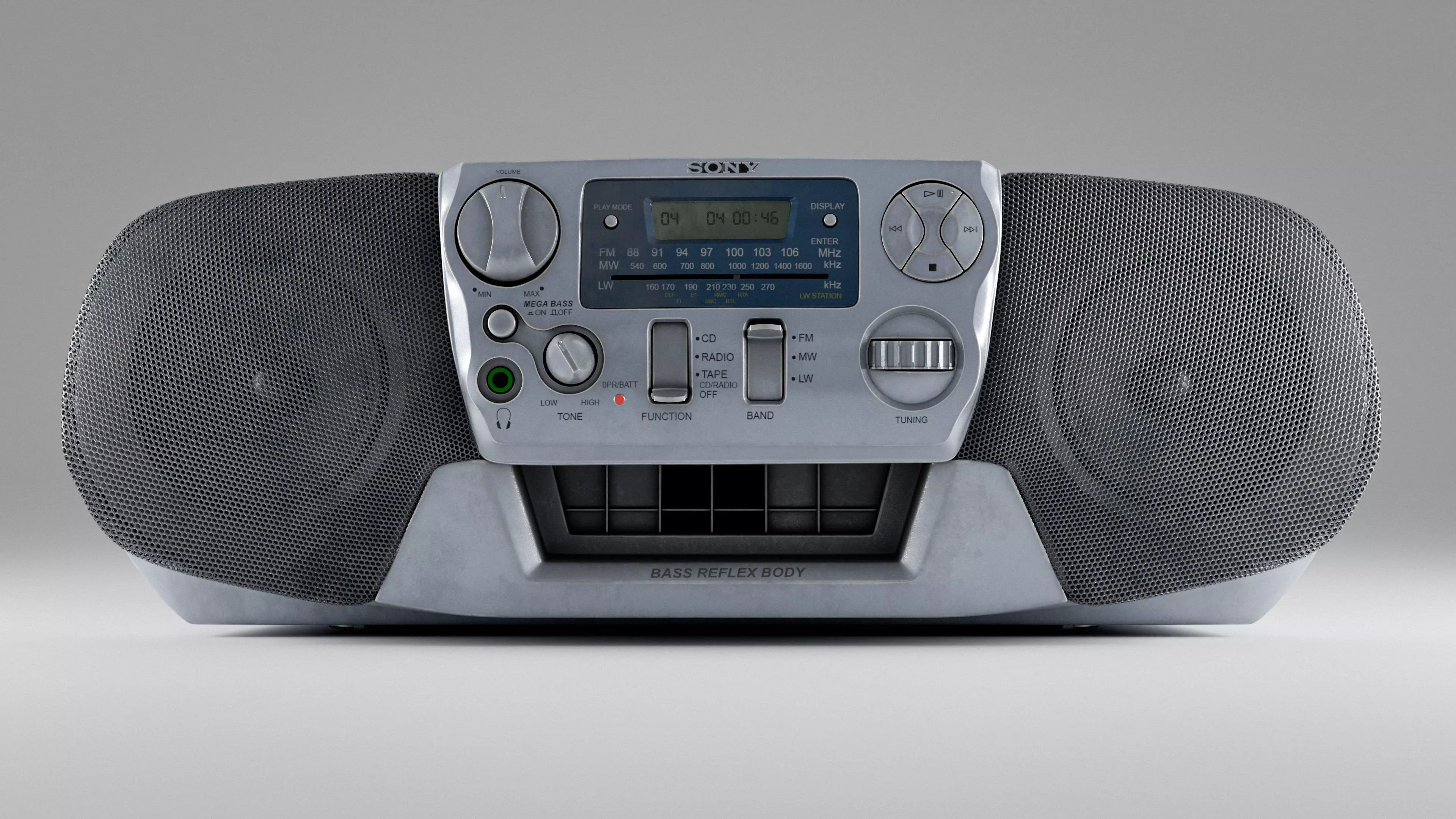 Sony CFD-V31L Cd Radio Cassette-Corder Vintage Condition 3D model_0