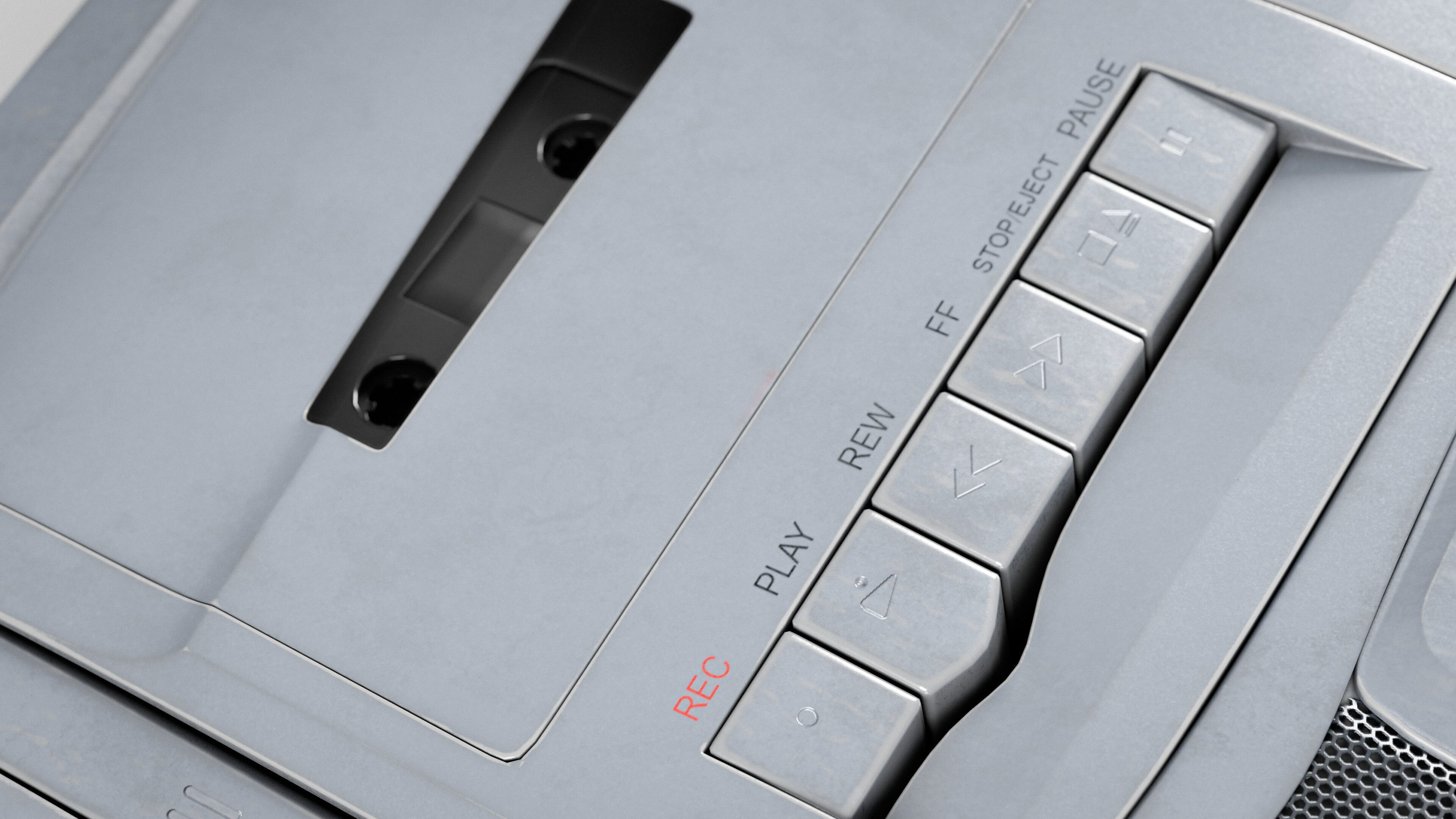 Sony CFD-V31L Cd Radio Cassette-Corder Vintage Condition 3D model_6