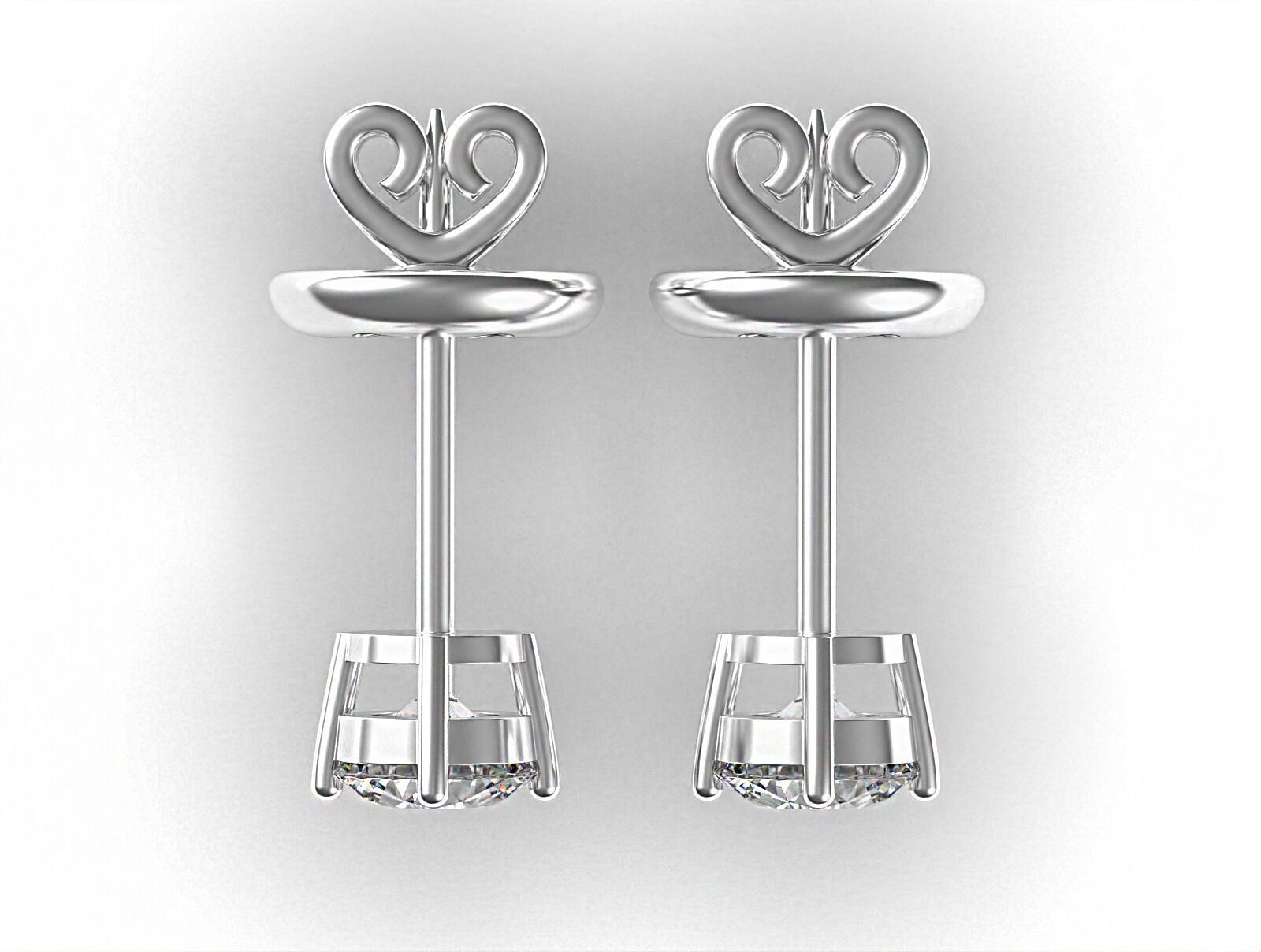 Earrings together 3D print model_22