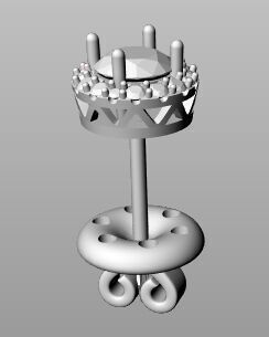 Earrings together 3D print model_9