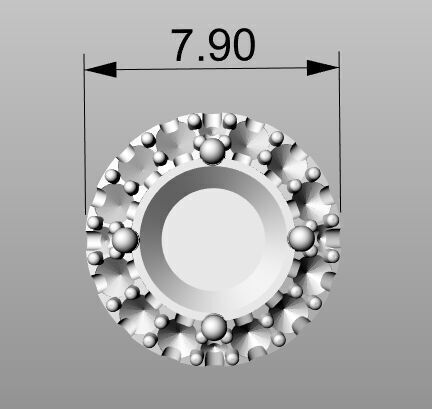 Earrings together 3D print model_14