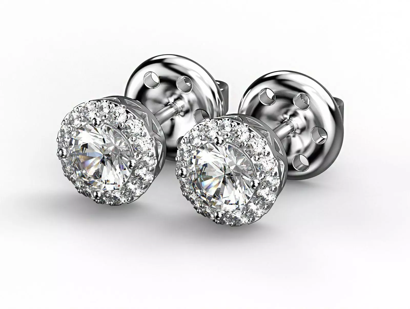 Earrings together 3D print model_0