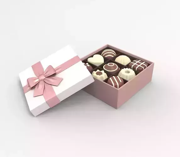 Candy box 3D model