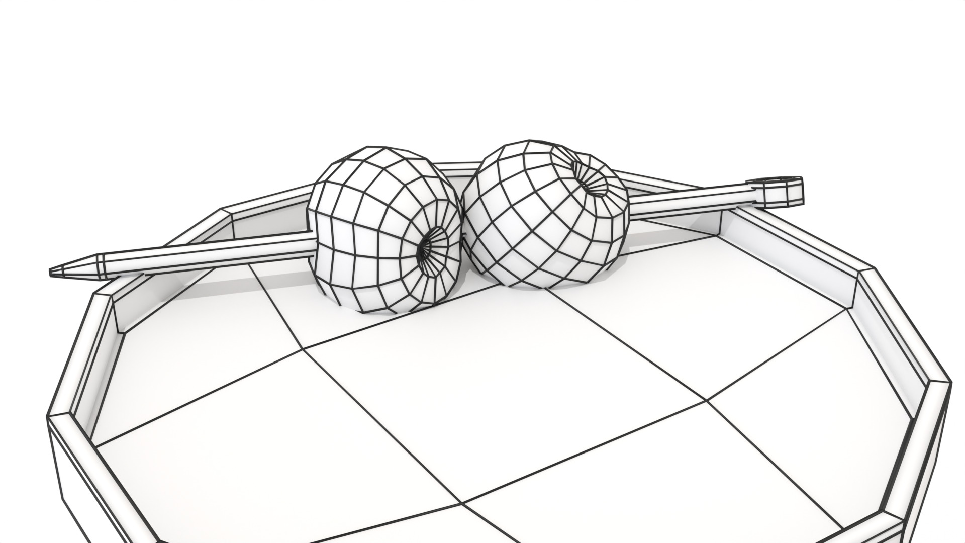 Manhattan Cocktail - with Cherries 3D model_8