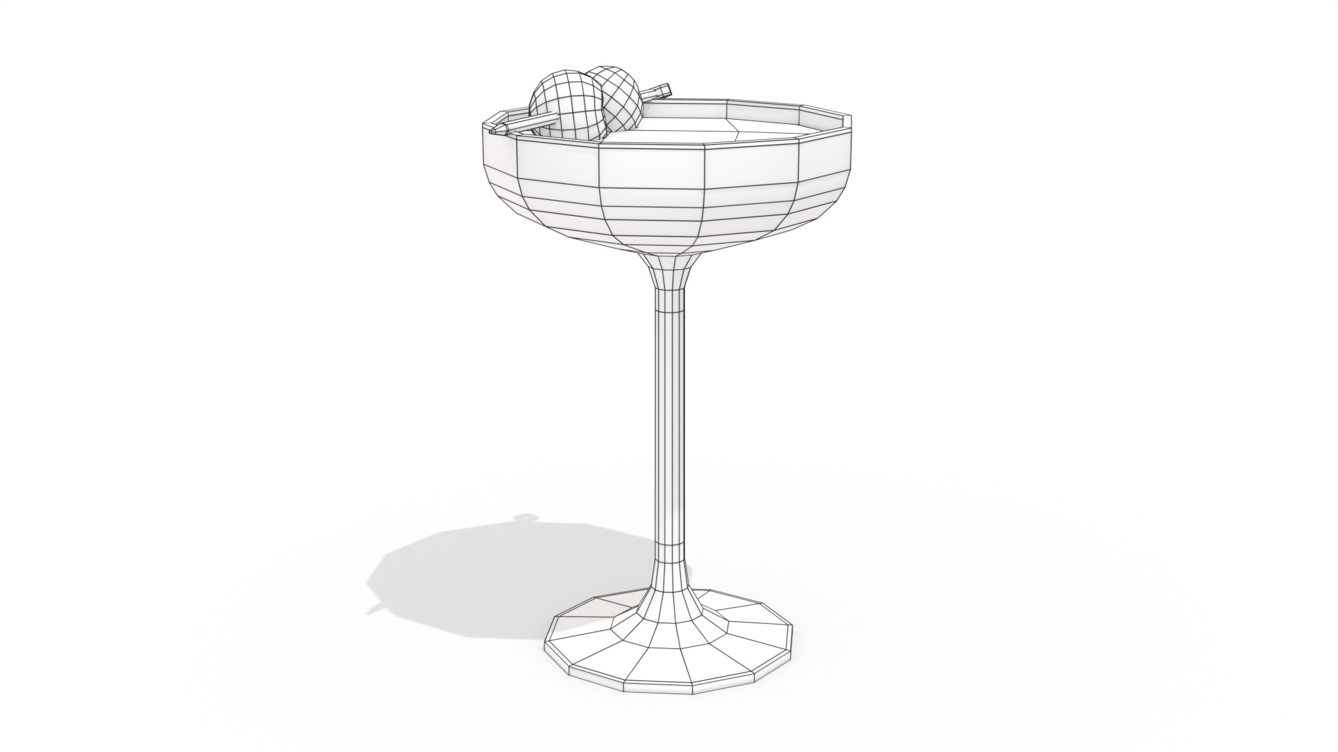 Manhattan Cocktail - with Cherries 3D model_6