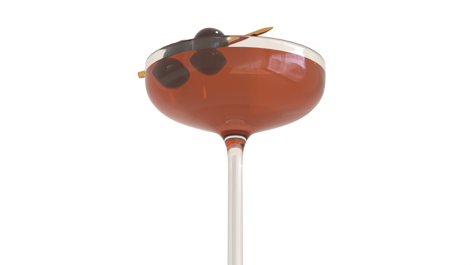 Manhattan Cocktail - with Cherries 3D model_3