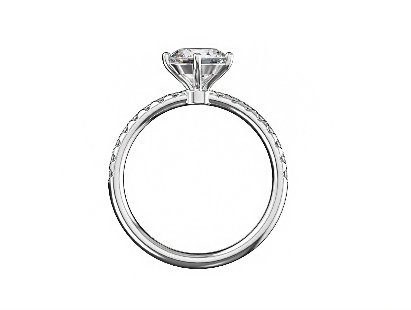 Ring wedding 3D print model_1