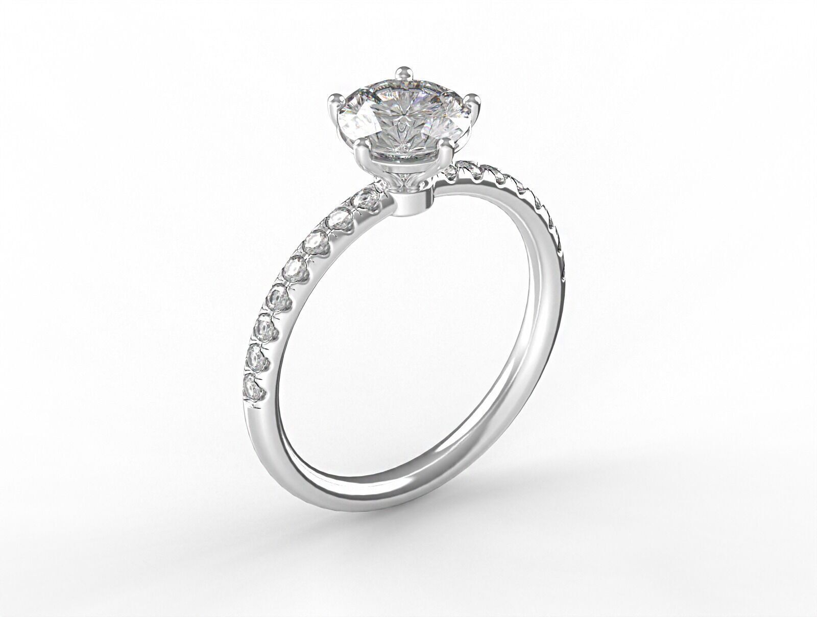 Ring wedding 3D print model_19