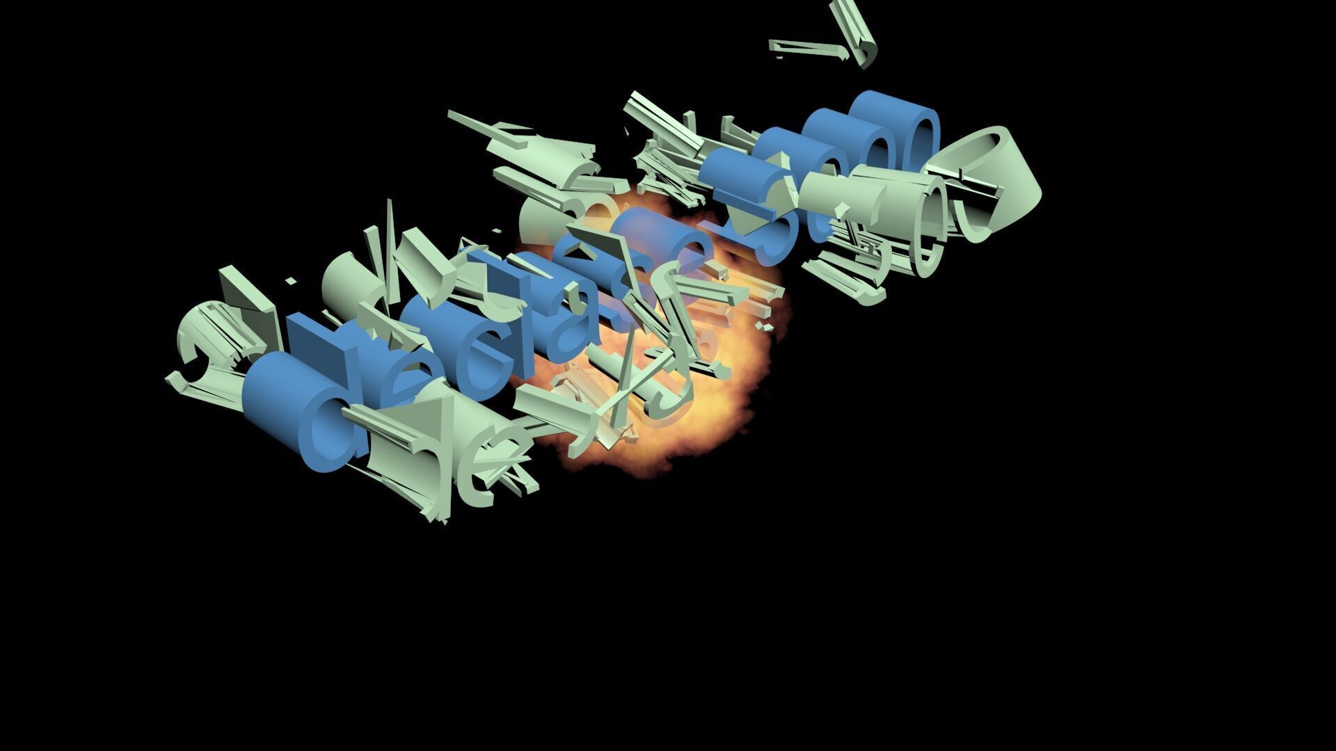 Explosion 3D model_5