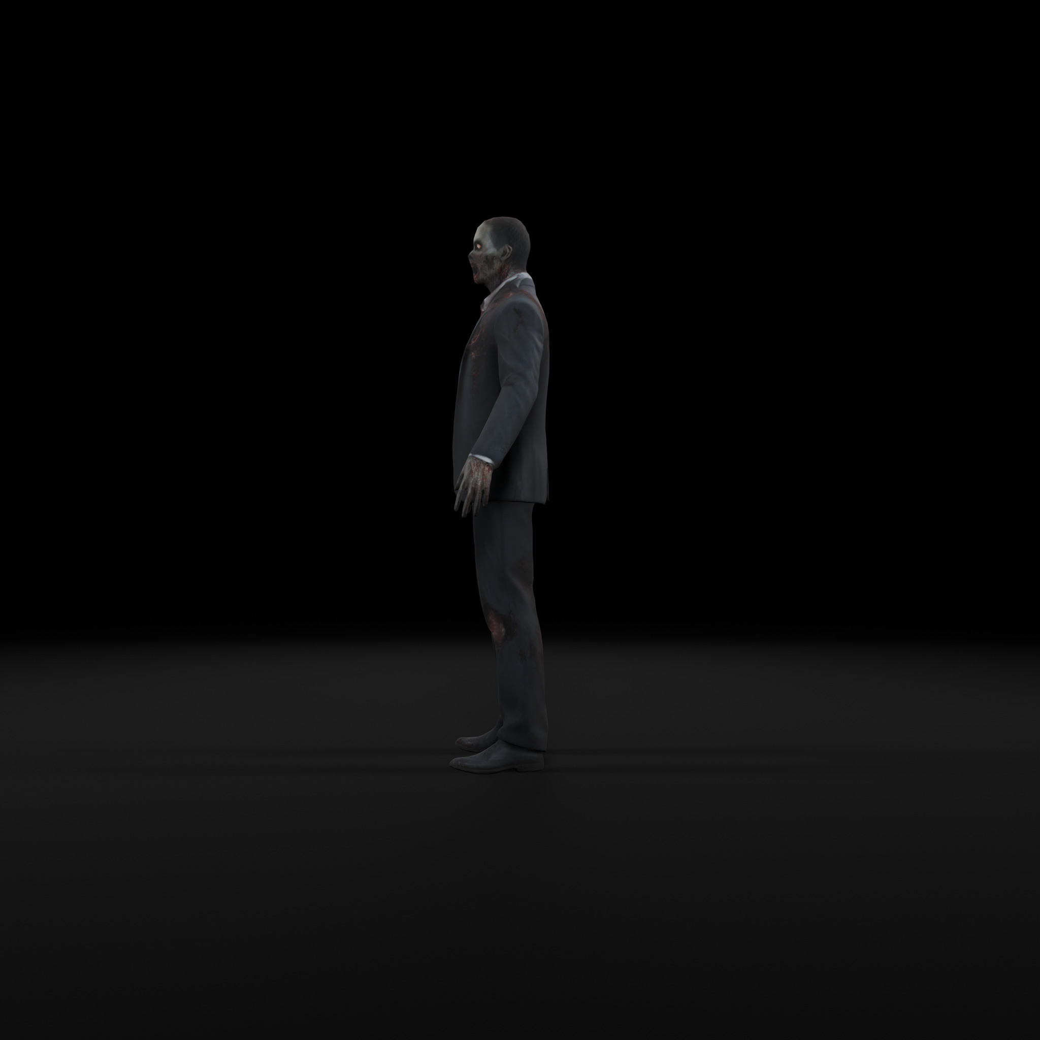 Zombie Businessman - Low Poly Rigged 3D Model Low-poly 3D model_2