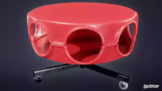 MIDCENTURY - Table 05 - LOW POLY