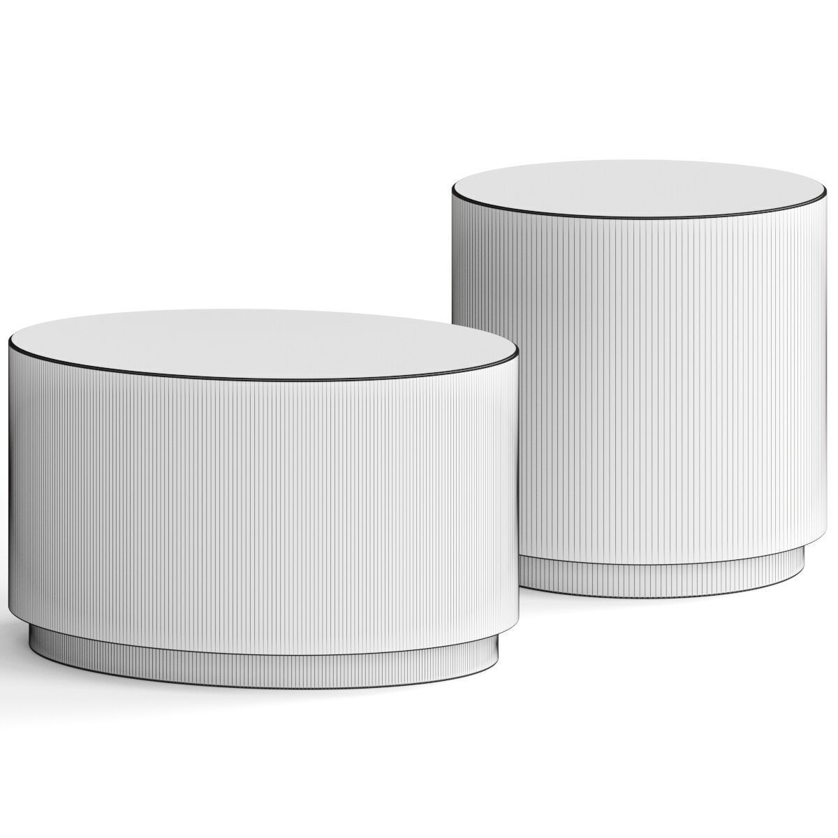 Porter Side Table 3D model_1