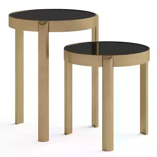 Buena set of 2 Side Tables 3D model