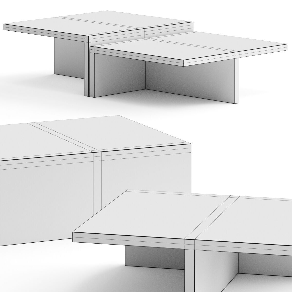 Amara Coffee Table 3D model_1