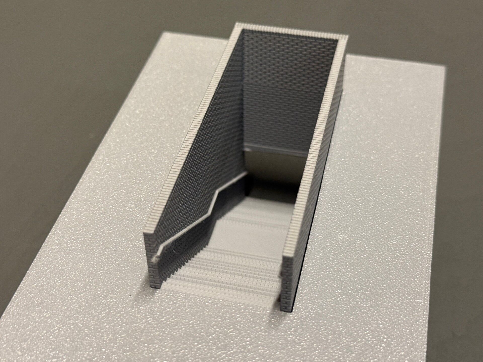 Model Railway Station Platform Brick Subway Steps V2 3D print model_2