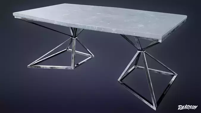 MIDCENTURY - Table 07 - LOW POLY