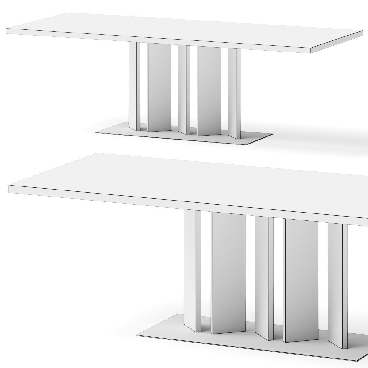 Julius Dining Table 3D model_1