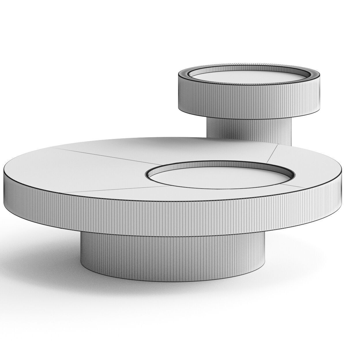 Otus Round Coffee Table 3D model_1