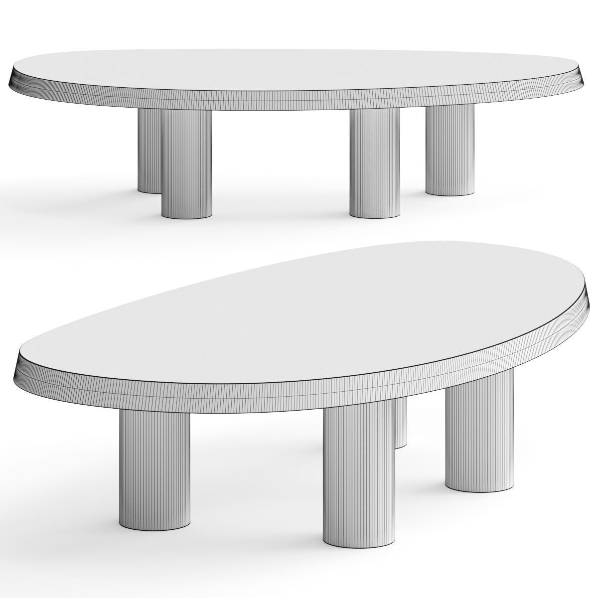 Prelude Coffee Table 3D model_1