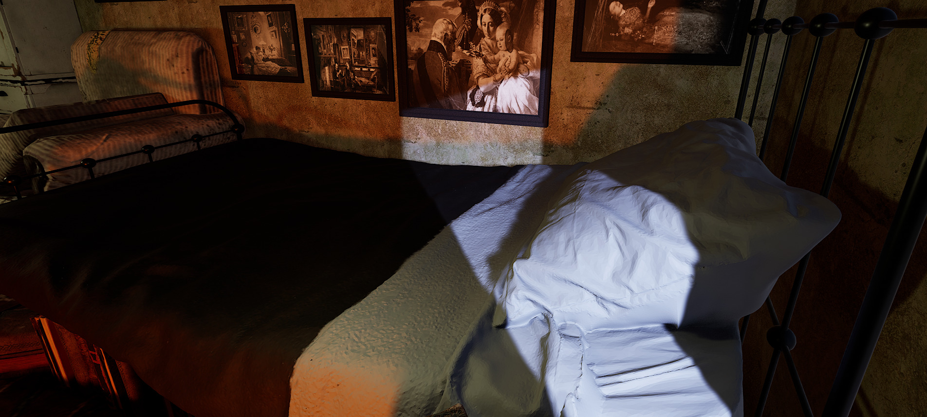 Victorian Nostalgia A Cozy Vintage Room Timeless Elegance 3D model_13