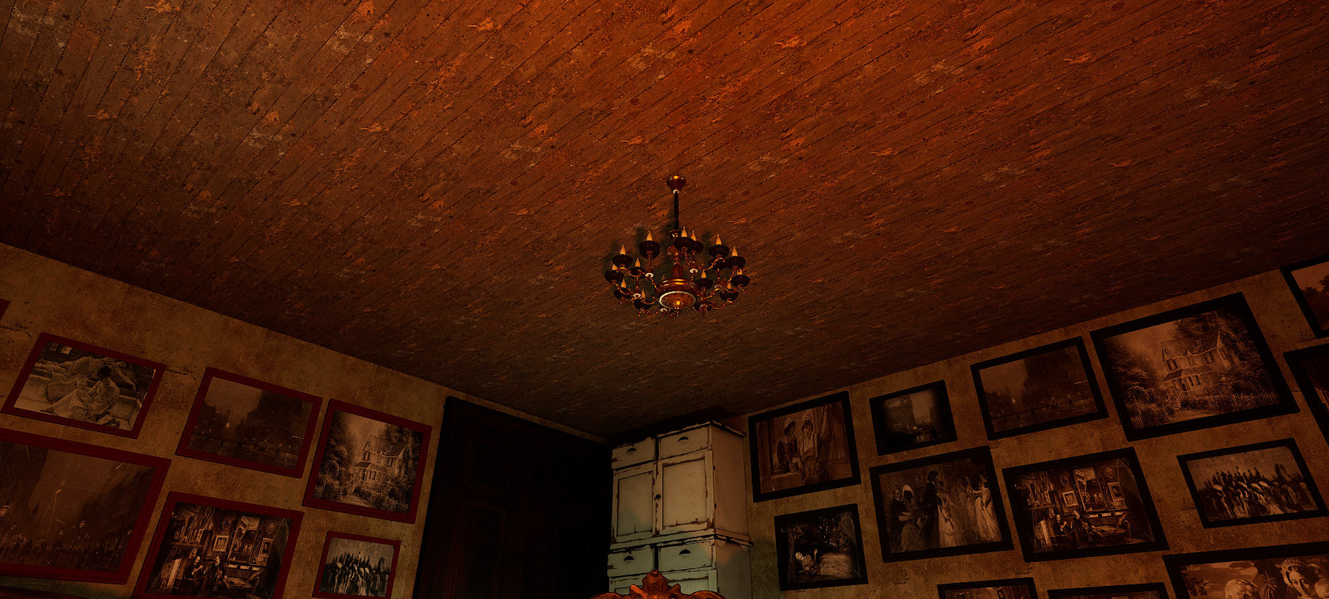 Victorian Nostalgia A Cozy Vintage Room Timeless Elegance 3D model_19