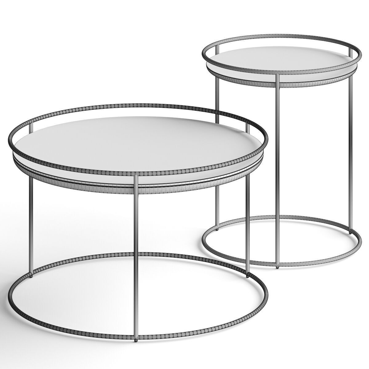Atollo Coffee Table 3D model_1